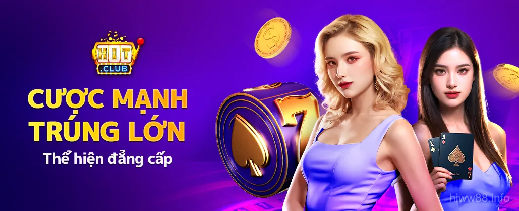 Banner khuyến mãi HitClub tại hiww88 vip